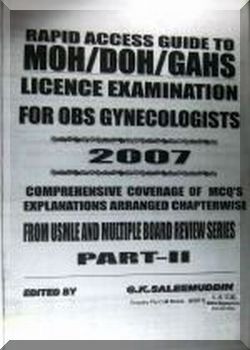Rapid access guide to Moh/doh/bahs Licence examination for obs gynecologists. Part 2