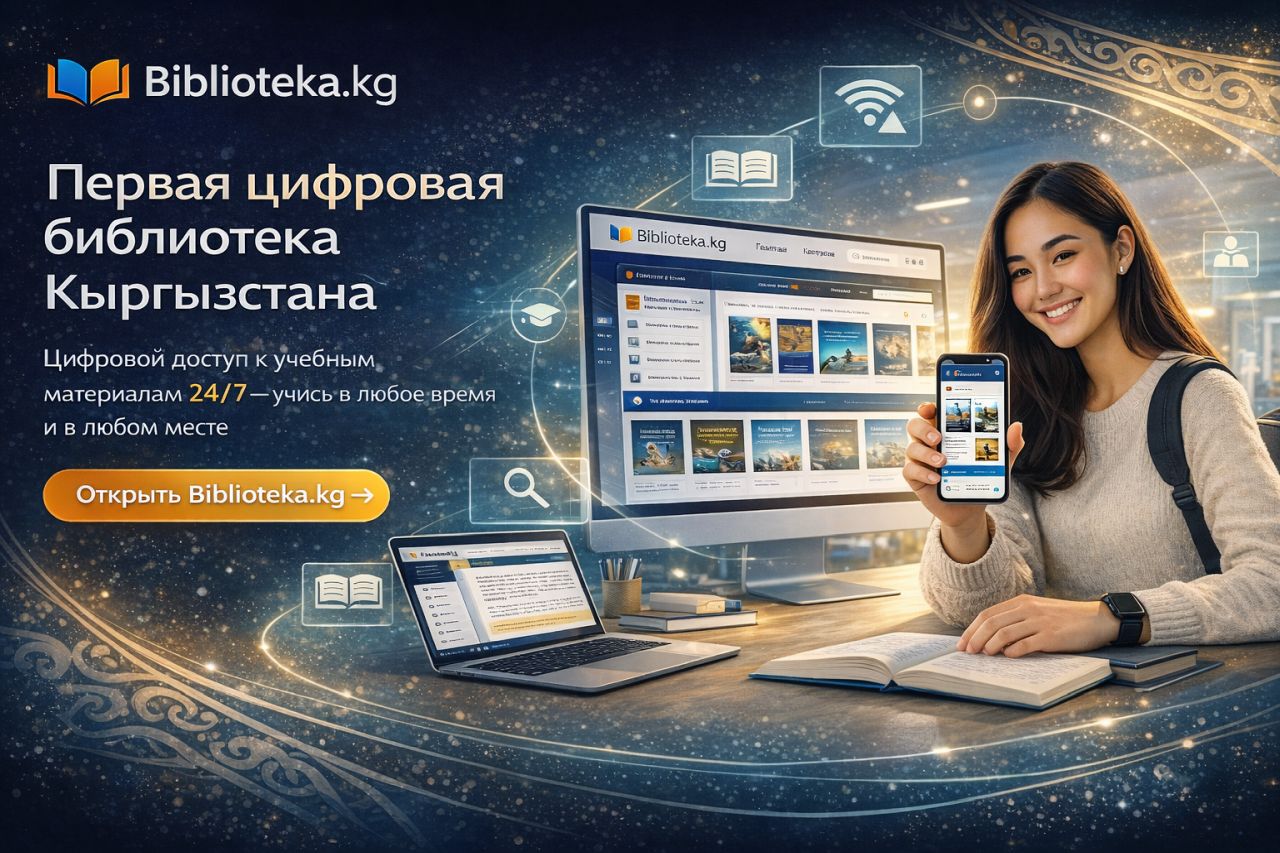 Biblioteka.kg запущен в новом дизайне